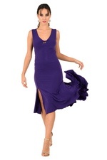 Load image into Gallery viewer, Open Back Tango Dress With Ruffled Tail
