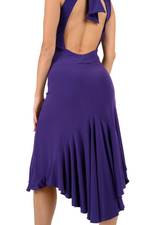 Load image into Gallery viewer, Open Back Tango Dress With Ruffled Tail
