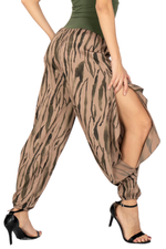 Load image into Gallery viewer, Organic Zebra Print Harem Style Tango Pants