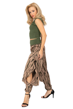 Load image into Gallery viewer, Organic Zebra Print Harem Style Tango Pants