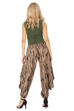 Load image into Gallery viewer, Organic Zebra Print Harem Style Tango Pants
