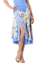 Load image into Gallery viewer, Pastel Blossom Two-layer Satin Dance Skirt