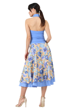 Load image into Gallery viewer, Pastel Blossom Two-layer Satin Dance Skirt