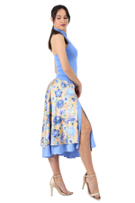 Load image into Gallery viewer, Pastel Blossom Two-layer Satin Dance Skirt