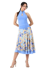 Load image into Gallery viewer, Pastel Blossom Two-layer Satin Dance Skirt