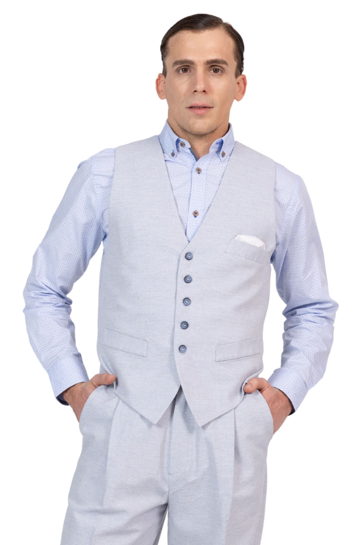 Pastel Cotton Men’s Tango Vest