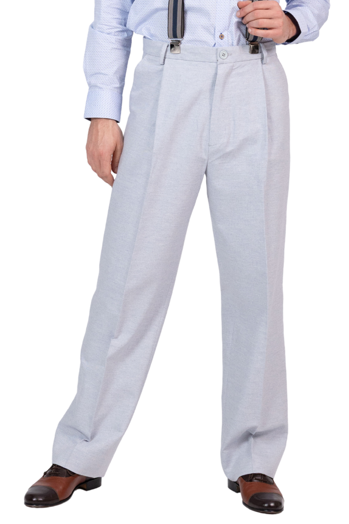 Pastel Tango Pants With Front Pleat