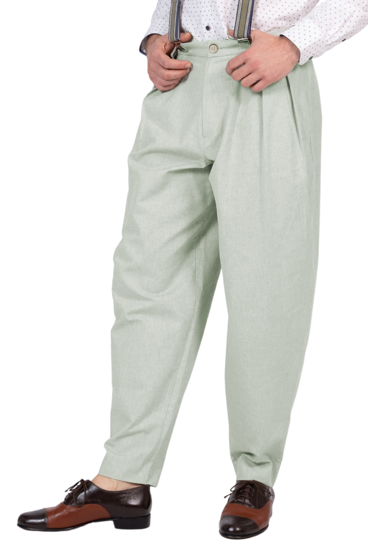 With Two Inverted Pleats