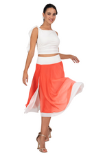 Load image into Gallery viewer, Gradient Two-layer Georgette Skirt
