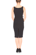 Load image into Gallery viewer, Pencil Dress With Lace Belt Details
