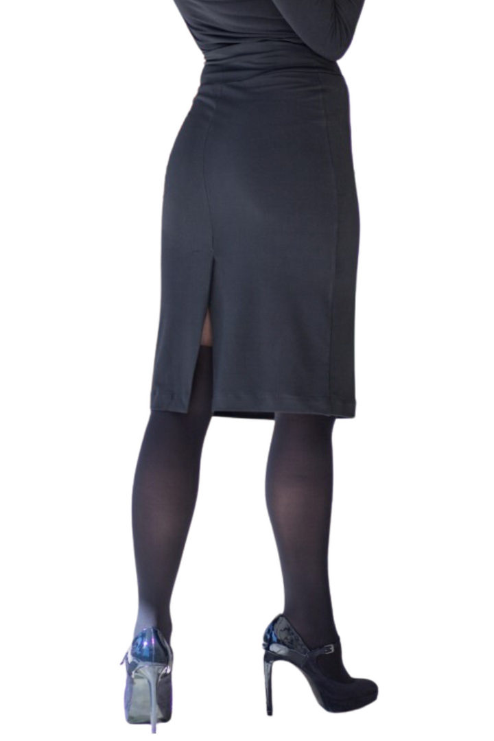 Pencil Skirt With Back Slit Handmade Tango Skirts conDiva