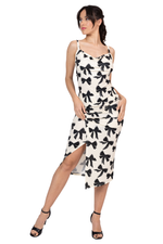 Load image into Gallery viewer, Bows Print Pencil Skirt With Twist Detail