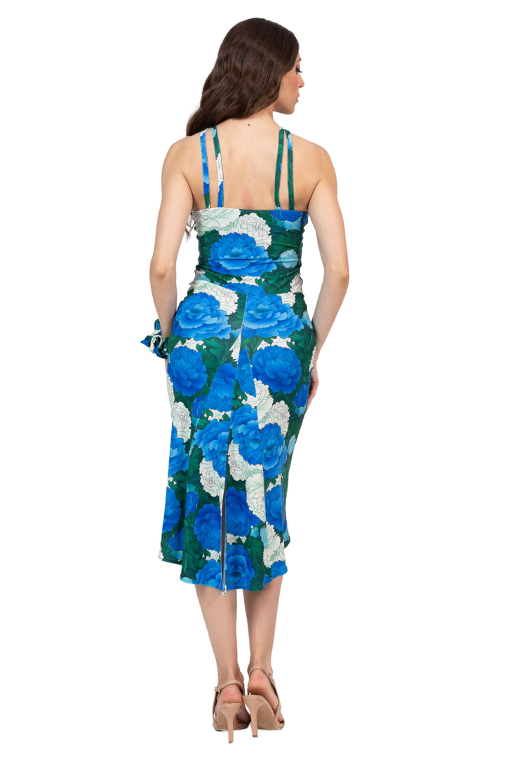 Peony Floral Bodycon Tango Dress