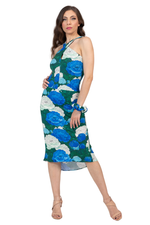 Load image into Gallery viewer, Peony Floral Bodycon Tango Dress