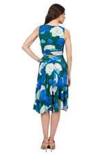 Load image into Gallery viewer, Peony Floral Side Gathered Crop Top