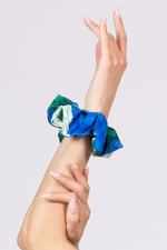 Load image into Gallery viewer, Peony Floral Scrunchie
