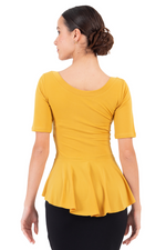 Load image into Gallery viewer, Peplum Top With Short Sleeves
