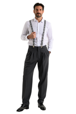 Load image into Gallery viewer, Piano Keys Men&#39;s Adjustable Suspenders
