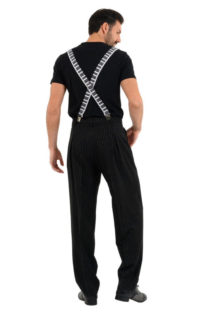 Piano Keys Men's Adjustable Suspenders