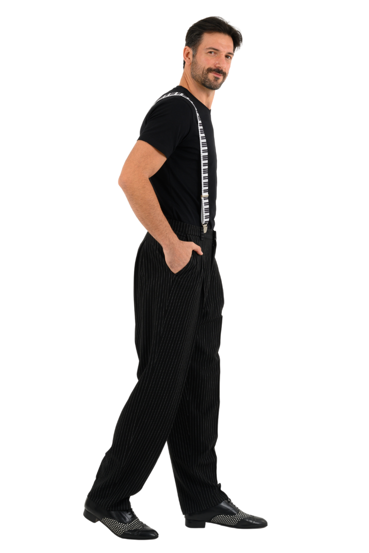 Piano Keys Men's Adjustable Suspenders