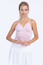 Load image into Gallery viewer, Pink Tango Top With Strappy Open Back