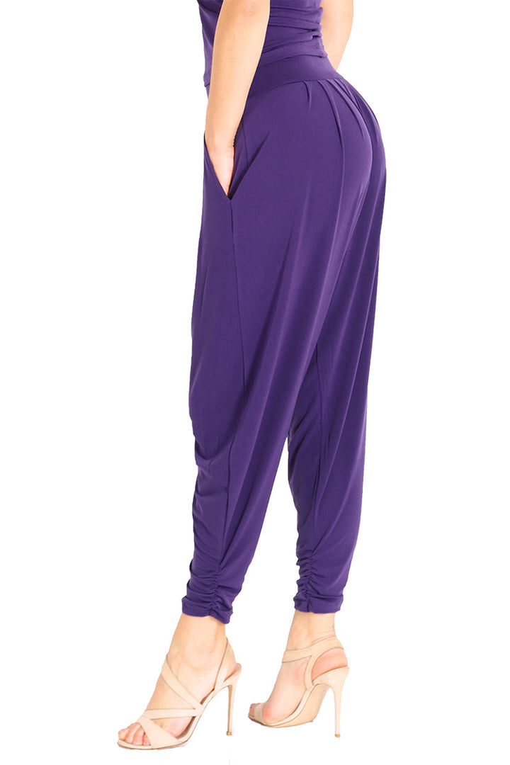 Harem Style Tango Pants with Pleated Front