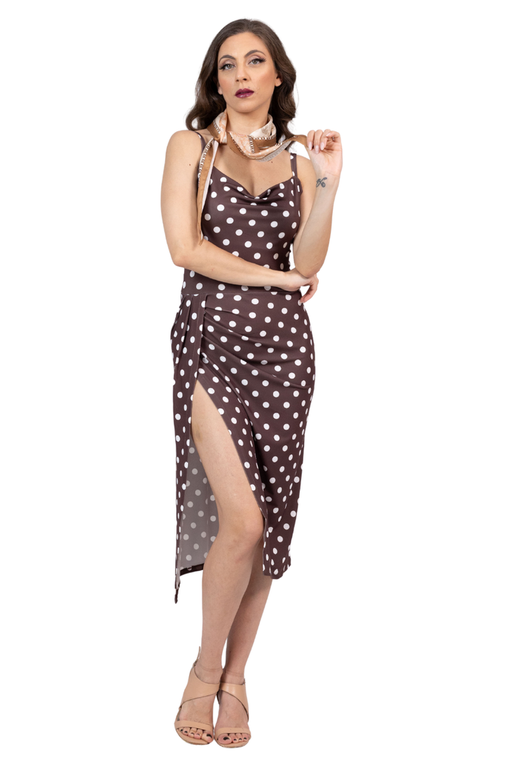 Polka Dot Carmen Tango Dress