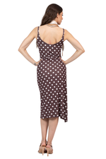 Load image into Gallery viewer, Polka Dot Carmen Tango Dress