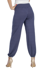 Load image into Gallery viewer, Polka Dot Gathered Harem Style Tango Pants
