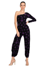 Load image into Gallery viewer, Polka Dot One-Sleeve Tango Top
