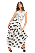 Load image into Gallery viewer, Polka Dot Skirt Style Flowy Dance Pants