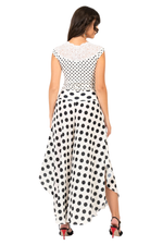 Load image into Gallery viewer, Polka Dot Skirt Style Flowy Dance Pants