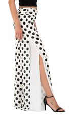 Load image into Gallery viewer, Polka Dot Two-layer Georgette Wide-Leg Pants