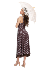 Load image into Gallery viewer, Polka Dot Two-layer Wrap Dance Skirt