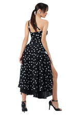 Load image into Gallery viewer, Polka Dot Two-layer Georgette Dance Skirt