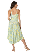 Load image into Gallery viewer, Retro Tropical Tango Dress With Tail
