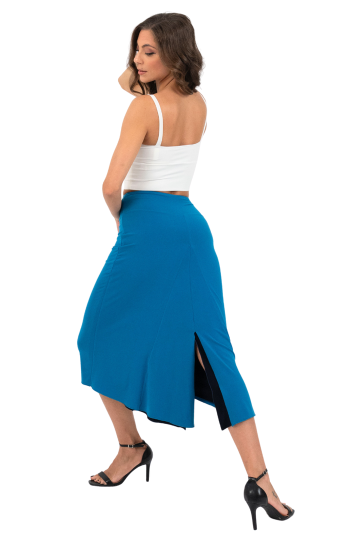 Reversible Tango Skirt with Center Back Slit