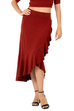 Load image into Gallery viewer, Ruffle Hem Wrap Dance Skirt