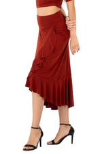 Load image into Gallery viewer, Ruffle Hem Wrap Dance Skirt