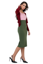 Load image into Gallery viewer, Ruffled Cropped Tango Jacket