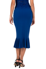 Load image into Gallery viewer, Ruffled Hem Pencil Skirt
