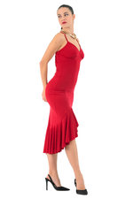 Load image into Gallery viewer, Ruffled Tango Dress with Spaghetti Straps