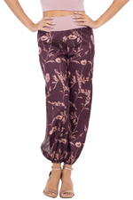 Load image into Gallery viewer, Satin Floral Babucha Tango Pants