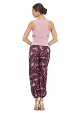 Load image into Gallery viewer, Satin Floral Babucha Tango Pants