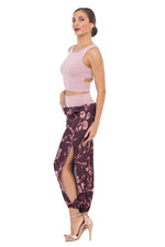 Load image into Gallery viewer, Satin Floral Babucha Tango Pants