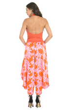 Load image into Gallery viewer, Satin Floral Harem Style Tango Pants With Slits
