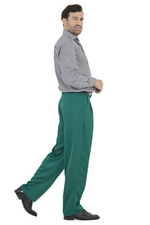 Load image into Gallery viewer, Satin Men&#39;s Tango Pants With Four Pleats
