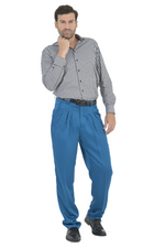 Load image into Gallery viewer, Satin Men&#39;s Tango Pants With Three Pleats
