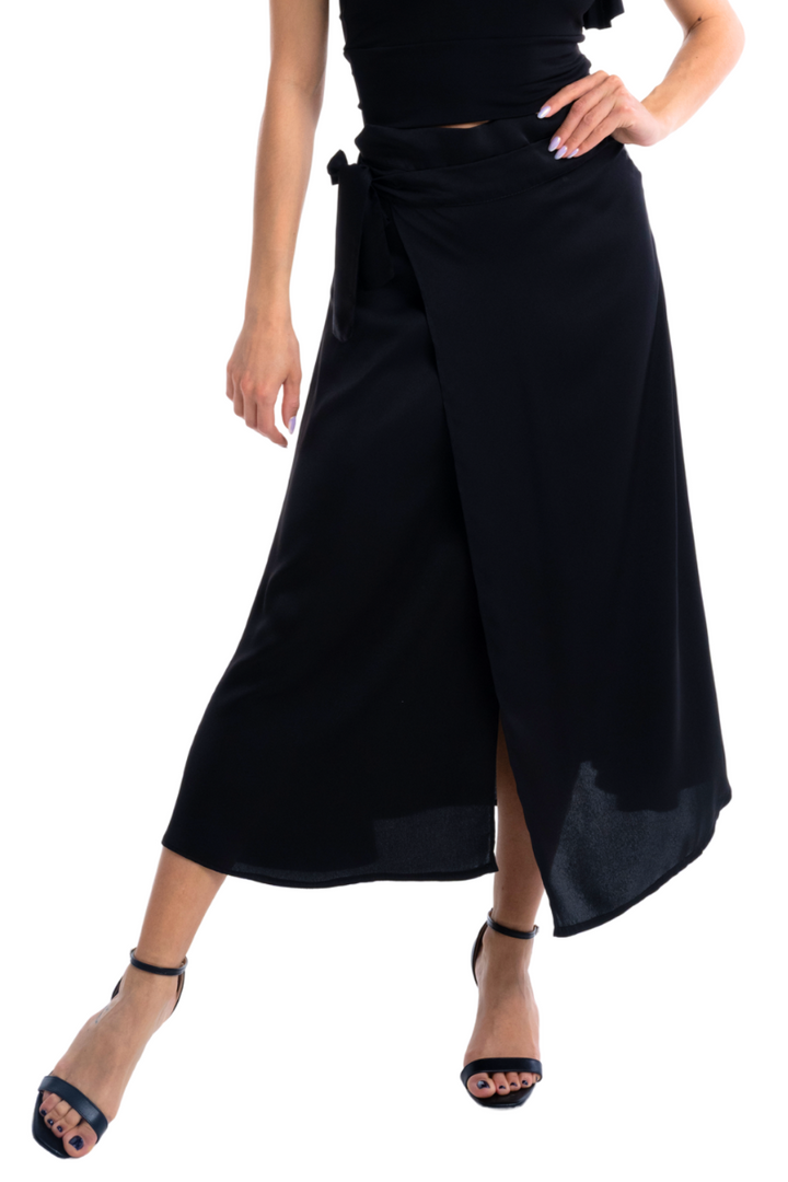 Satin Wrap Dance Skirt