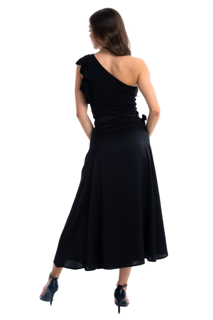 Satin Wrap Dance Skirt